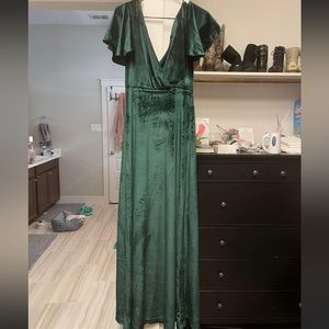 Maxi Velvet Dress